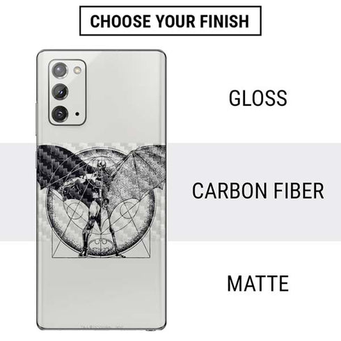 DC Comics Batman Skeleton diagram Art Galaxy Note20 5G Skin