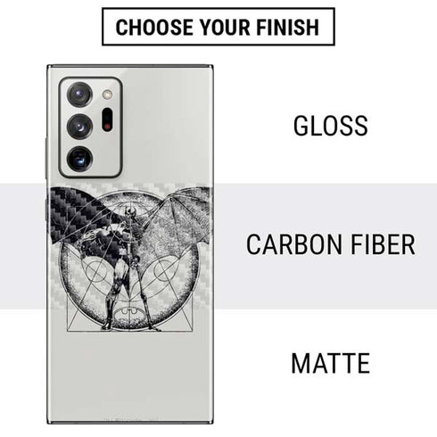 DC Comics Batman Skeleton diagram Art Galaxy Note20 Ultra 5G Skin