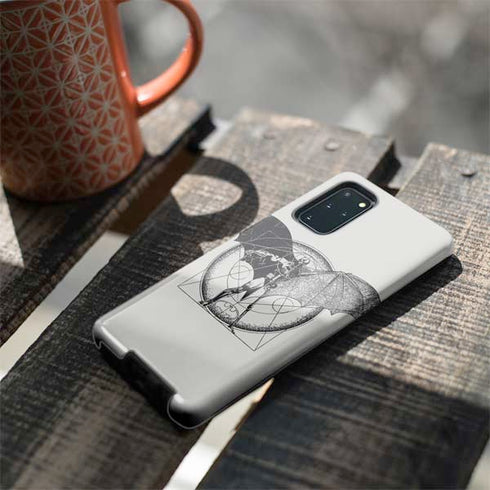 DC Comics Batman Skeleton diagram Art Galaxy S20 Plus Pro Case