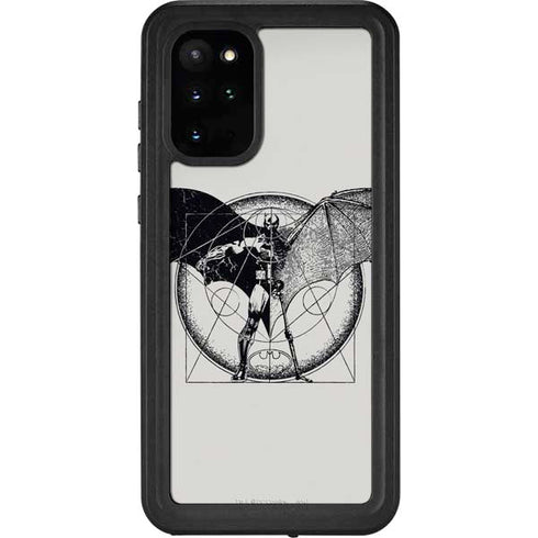 DC Comics Batman Skeleton diagram Art Galaxy S20 Plus Waterproof Case
