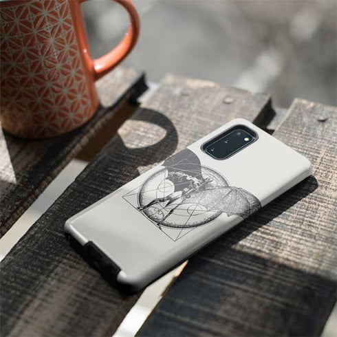 DC Comics Batman Skeleton diagram Art Galaxy S20 Pro Case