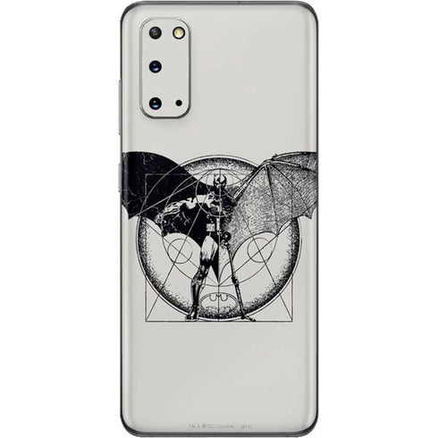 DC Comics Batman Skeleton diagram Art Galaxy S20 Skin