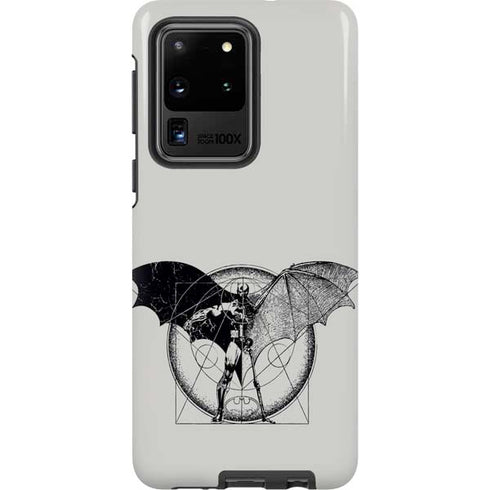 DC Comics Batman Skeleton diagram Art Galaxy S20 Ultra 5G Pro Case