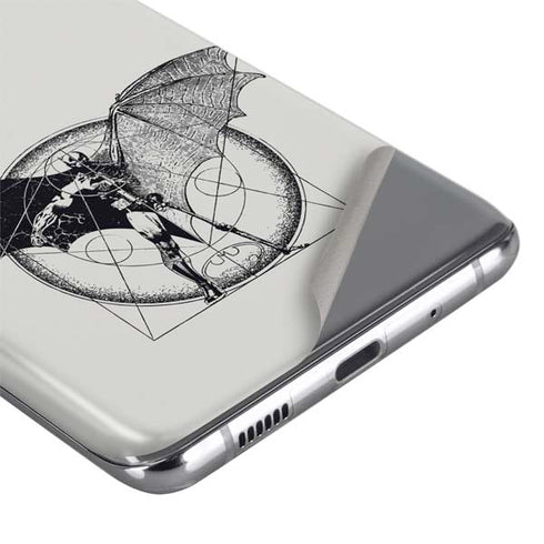 DC Comics Batman Skeleton diagram Art Galaxy S20 Ultra 5G Skin