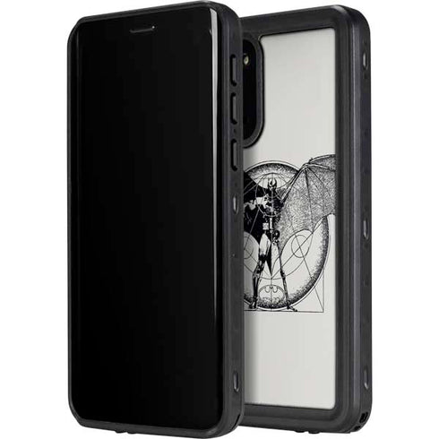 DC Comics Batman Skeleton diagram Art Galaxy S20 Waterproof Case