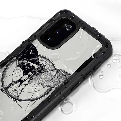 DC Comics Batman Skeleton diagram Art Galaxy S20 Waterproof Case