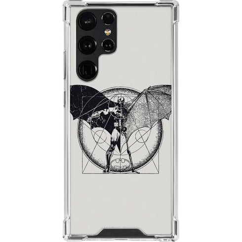 DC Comics Batman Skeleton diagram Art Galaxy S23 Ultra Clear Case
