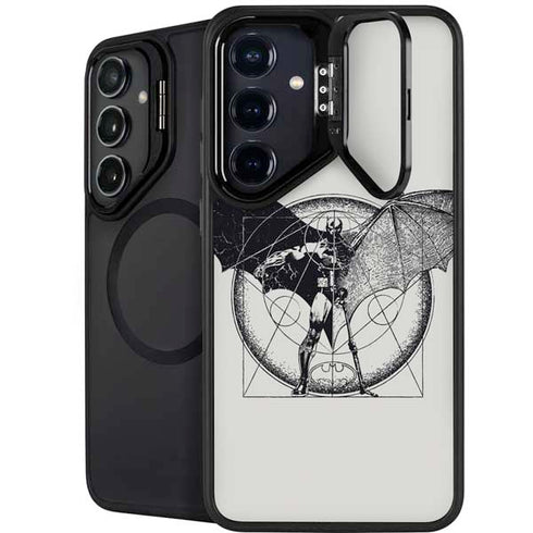 DC Comics Batman Skeleton diagram Art Galaxy S24 FE Kickstand Case
