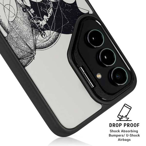 DC Comics Batman Skeleton diagram Art Galaxy S24 Kickstand Case