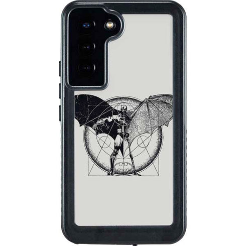 DC Comics Batman Skeleton diagram Art Galaxy S24 Plus Waterproof Case