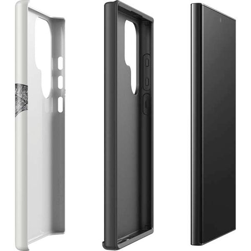 DC Comics Batman Skeleton diagram Art Galaxy S25 Ultra Impact Case