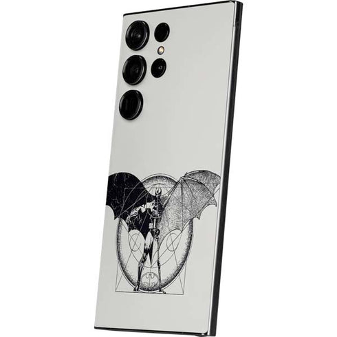 DC Comics Batman Skeleton diagram Art Galaxy S24 Ultra Skin