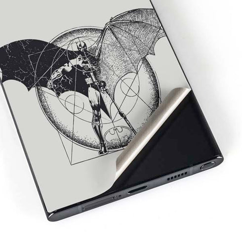 DC Comics Batman Skeleton diagram Art Galaxy S24 Ultra Skin