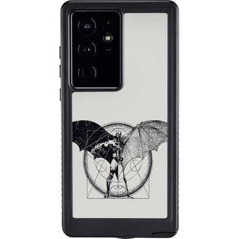 DC Comics Batman Skeleton diagram Art Galaxy S24 Ultra Waterproof Case