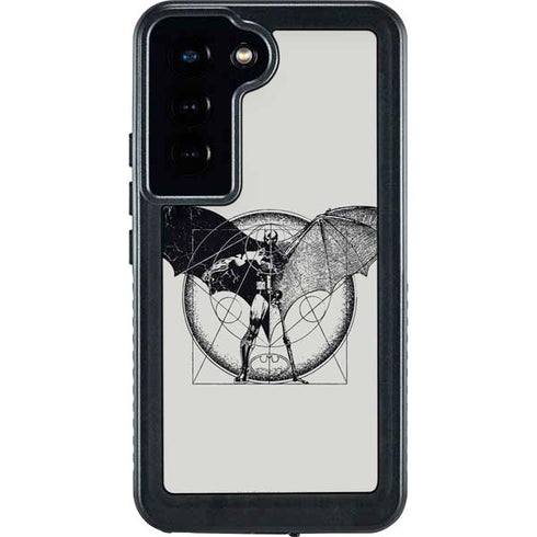 DC Comics Batman Skeleton diagram Art Galaxy S24 Waterproof Case