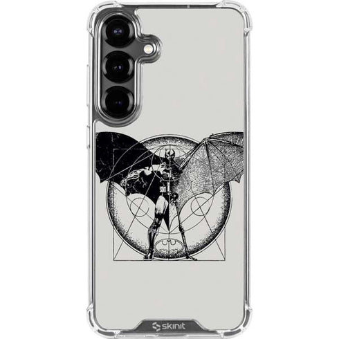 DC Comics Batman Skeleton diagram Art Galaxy S26 Clear Case