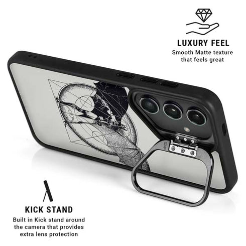 DC Comics Batman Skeleton diagram Art Galaxy S26 Kickstand Case