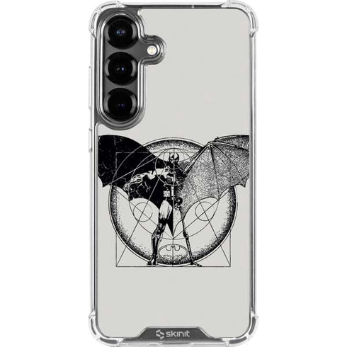 DC Comics Batman Skeleton diagram Art Galaxy S26 Plus Clear Case