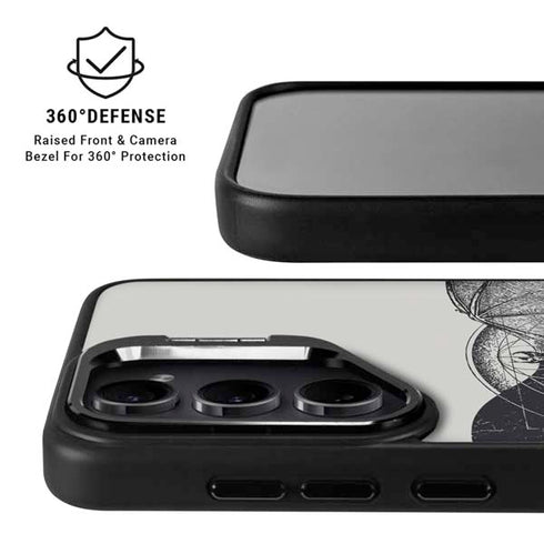 DC Comics Batman Skeleton diagram Art Galaxy S26 Plus Kickstand Case