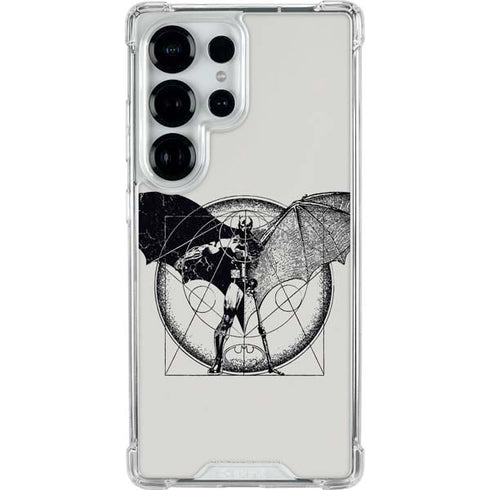 DC Comics Batman Skeleton diagram Art Galaxy S26 Ultra Clear Case