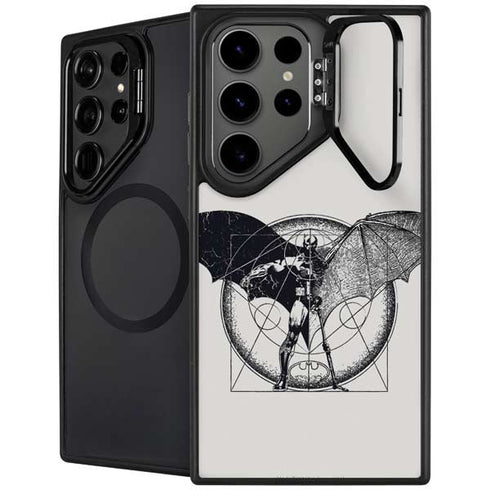 DC Comics Batman Skeleton diagram Art Galaxy S26 Ultra Kickstand Case