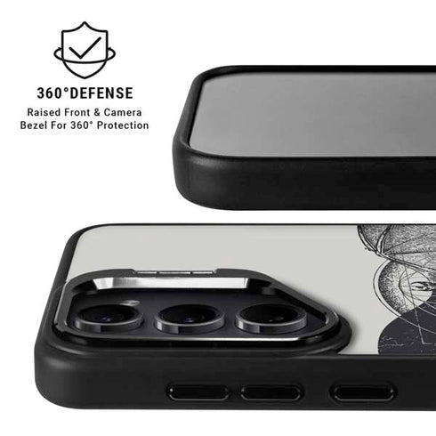 DC Comics Batman Skeleton diagram Art Galaxy S26 Ultra Kickstand Case