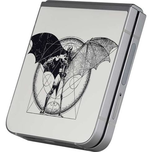DC Comics Batman Skeleton diagram Art Galaxy Z Flip6 Skin