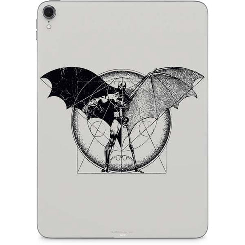 DC Comics Batman Skeleton diagram Art Apple iPad Pro Skin