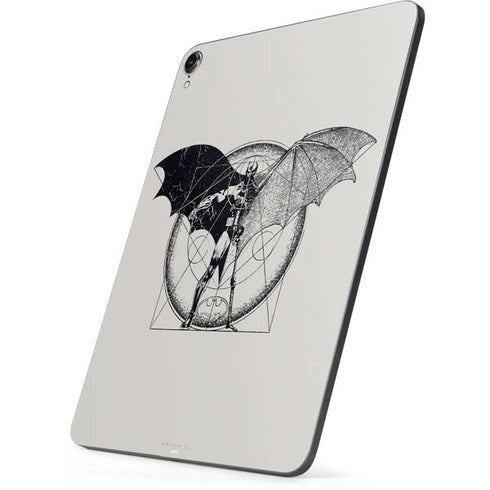 DC Comics Batman Skeleton diagram Art Apple iPad Pro Skin