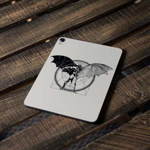 DC Comics Batman Skeleton diagram Art Apple iPad Pro Skin