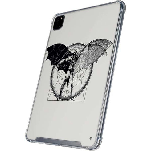 DC Comics Batman Skeleton diagram Art iPad Pro 12.9in (2020) Clear Case
