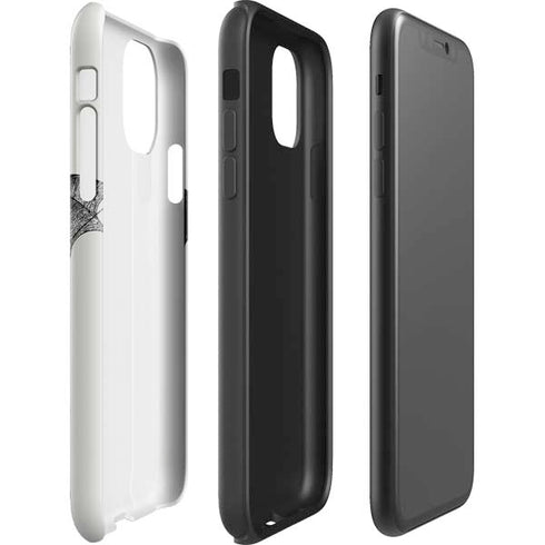 DC Comics Batman Skeleton diagram Art iPhone 11 Impact Case