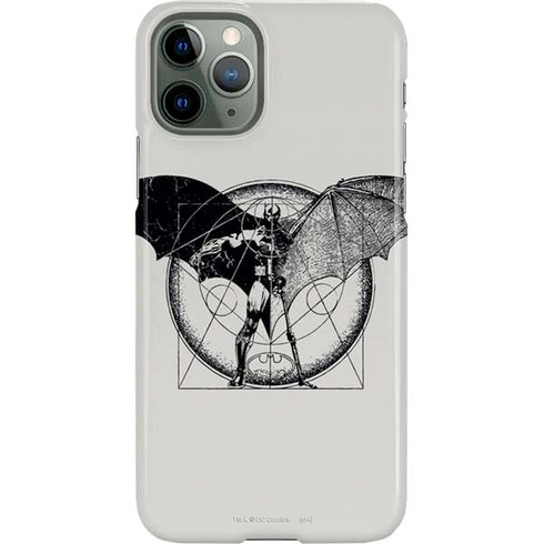 DC Comics Batman Skeleton diagram Art iPhone 11 Pro Lite Case
