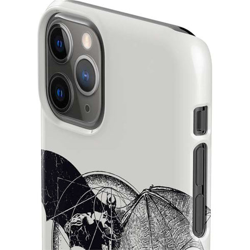 DC Comics Batman Skeleton diagram Art iPhone 11 Pro Lite Case