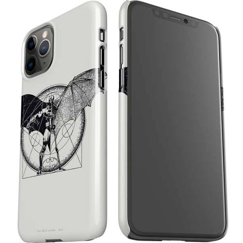 DC Comics Batman Skeleton diagram Art iPhone 11 Pro Lite Case