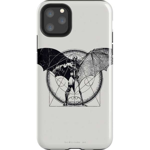 DC Comics Batman Skeleton diagram Art iPhone Cases