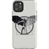DC Comics Batman Skeleton diagram Art iPhone 11 Pro Max Impact Case