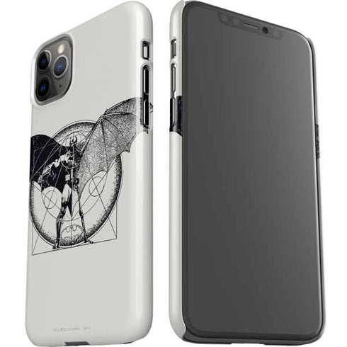 DC Comics Batman Skeleton diagram Art iPhone 11 Pro Max Lite Case