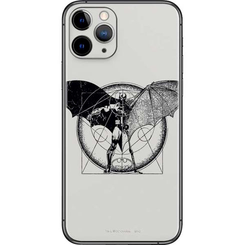 DC Comics Batman Skeleton diagram Art iPhone 11 Pro Skin