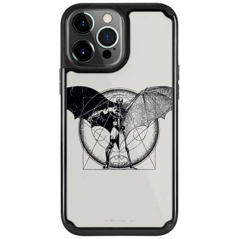 DC Comics Batman Skeleton diagram Art iPhone Cases