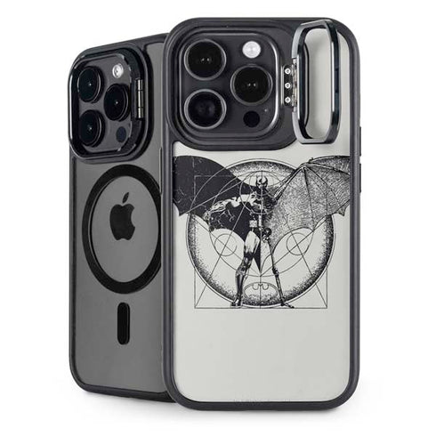 DC Comics Batman Skeleton diagram Art iPhone 13 Pro Kickstand Case