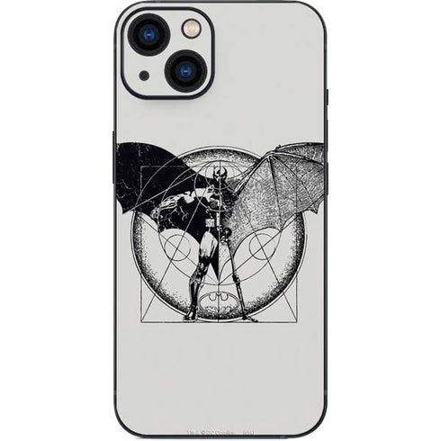 DC Comics Batman Skeleton diagram Art iPhone Skins