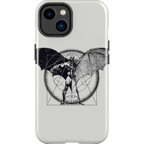DC Comics Batman Skeleton diagram Art iPhone 15 Impact Case