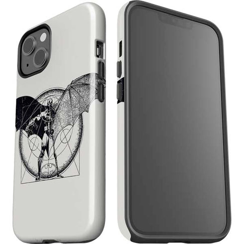 DC Comics Batman Skeleton diagram Art iPhone 15 Impact Case