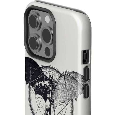 DC Comics Batman Skeleton diagram Art iPhone 15 Pro Impact Case