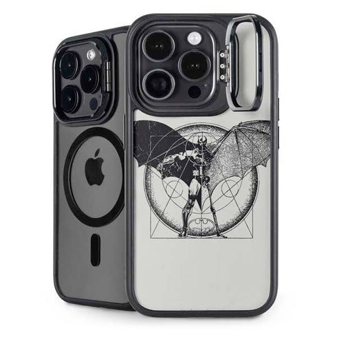 DC Comics Batman Skeleton diagram Art iPhone 15 Pro Kickstand Case