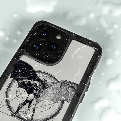 DC Comics Batman Skeleton diagram Art iPhone 15 Pro Waterproof Case