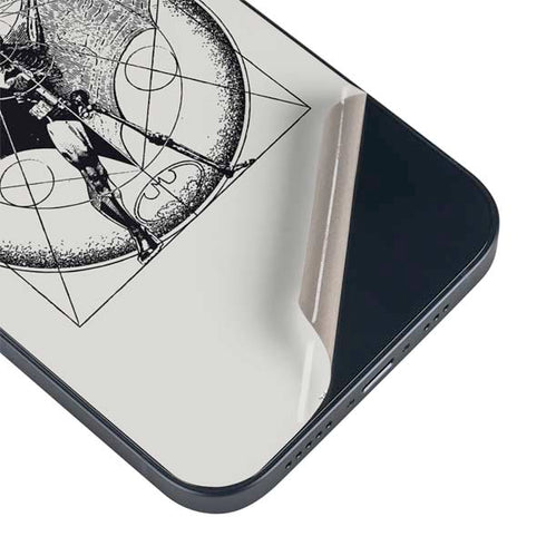 DC Comics Batman Skeleton diagram Art iPhone 15 Skin