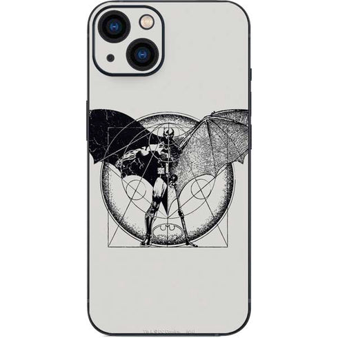 DC Comics Batman Skeleton diagram Art iPhone 15 Skin