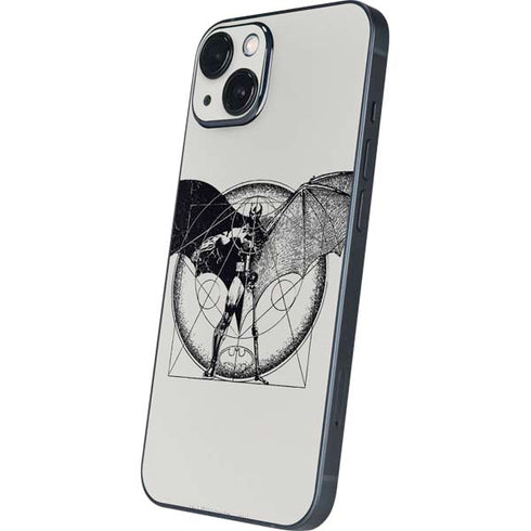 DC Comics Batman Skeleton diagram Art iPhone 15 Skin